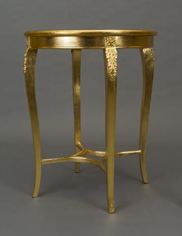  autor nieznany, Stół okrągły w stylu Ludwika XV