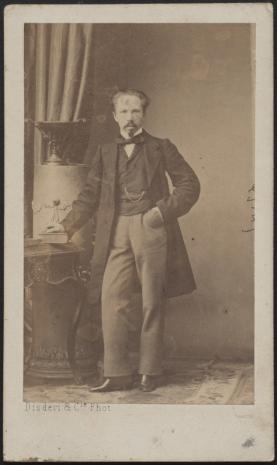  Andre-Adolphe Eugene Disderi, Portret mężczyzny
