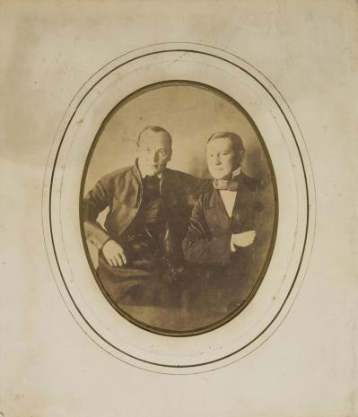  nieznany, Portret dwóch mężczyzn