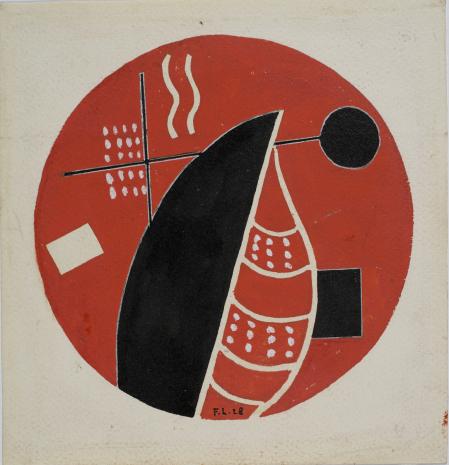  Fernand Léger, Kompozycja. Projekt okładki do tomiku Jana Brzękowskiego „Na katodzie”