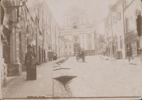  Wacław Szpakowski, Ryga, widok ulicy