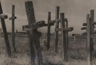 Stary cmentarz w Porochońsku na Polesiu