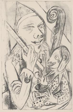  Max Beckmann, Pierrot z kukiełką