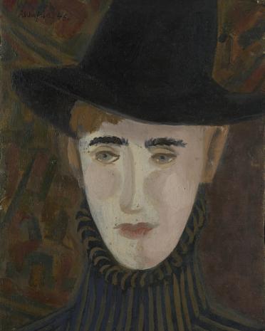  Andrzej Wajda, Autoportret w czarnym kapeluszu