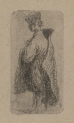  Jan Piotr Norblin de la Gourdaine, Młody szlachcic w kołpaku z piórem