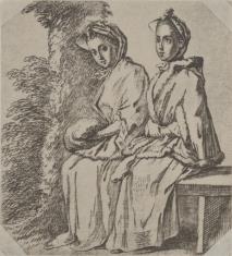 Siedzące kobiety
