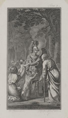  Joseph Georg Mansfeld, Pożegnanie wojownika (ilustracja do niezidentyfikowanego wydawnictwa )