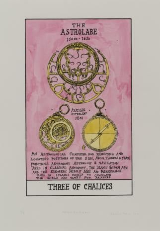  Suzanne Treister, HEXEN 2.0/Tarot/Three of Chalices - The Astrolabe / HEXEN 2.0/Tarot/Trójka Kielichów - Astrolabium