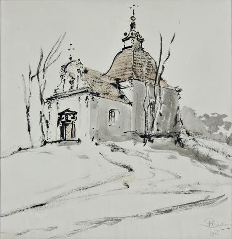  Stanisław Noakowski, Kaplica barokowa na wzgórzu