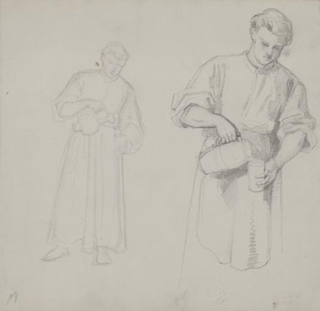  August von Wille, Dwa szkice postaci zakonnika