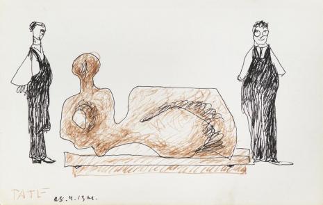  Leopold Buczkowski, Bez tytułu, z cyklu: Notatki rysunkowe z Paryża, Londynu, Warszawy