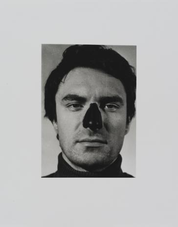 Igor Kopystiansky, A self-portrait with a black paint