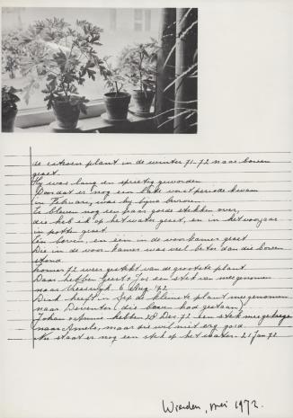  Hans de Vries, Artist book: De geschiedenis van de citroen geranium (The history of the Lemon Geranium)