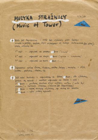  Krzysztof Knittel, Muzyka Strażnicy / Music of Tower