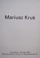 [Plakat]  Mariusz Kruk […]