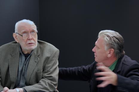 Wojciech Fangor i Dariusz Bieńkowski (kolekcjoner)
