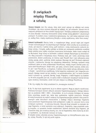 Edward Łazikowski. Obiekty z lat 1979-1997. Rysunki, rzeźby, obrazy, fotografie