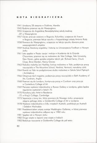 Michael Craig-Martin : malowidła ścienne w Willi Herbsta = Wall Paintings at the Vill Herbst : Muzeum Sztuki, Łódź, 9.11.1994-1.01.1995.