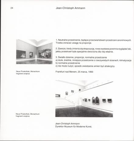 Muzeum : architektura wobec sztuki : w poszukiwaniu consensusu