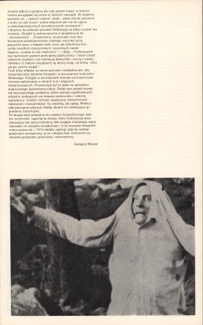 St. I. Witkiewicz : fotografie : Muzeum Sztuki w Łodzi czerwiec - wrzesień 1979