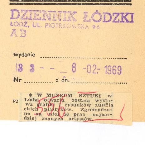 W Muzeum Sztuki w Łodzi otwarta została wystawa [...]