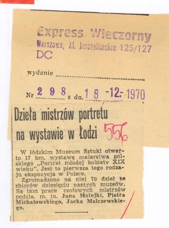 Dzieła  mistrzów portretu na wystawie w Łodzi