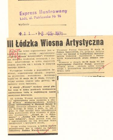 III łódzka Wiosna Artystyczna