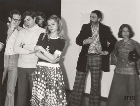 Z lewej przedstawiciele Jenuese Musicale, z prawej Ireneusz Pierzgalski i Janina Pierzgalska-Tworek