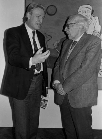 Dyr. Jürgen Harten (Städtischen Kunsthalle Düsseldorf) i prof. Bogdan Suchodolski