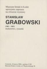 [Zaproszenie] Stanisław Grabowski (1901 - 1957) malarstwo, rysunki [...]