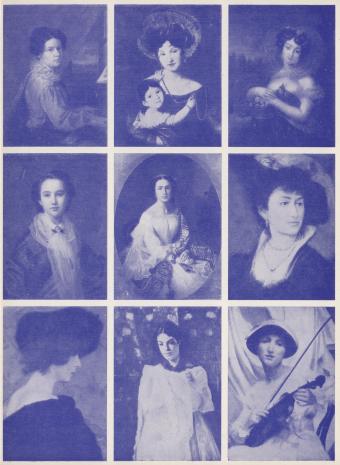 [Folder/Katalog] Portret młodej kobiety w malarstwie polskim XIX wieku.