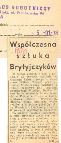 Współczesna sztuka Brytyjczyków