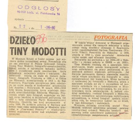 Dzieło Tiny Modotti