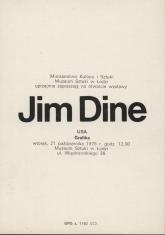 [Zaproszenie] Jim Dine (USA) Grafika [...]