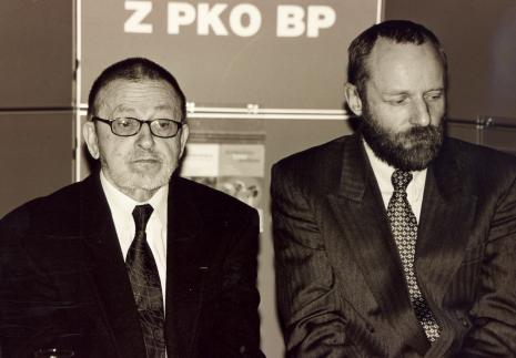 Ryszard Stanisławski i dyr. Mirosław Borusiewicz (ms)