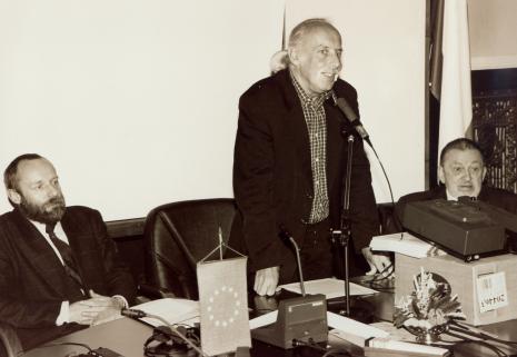 Dyr. Mirosław Borusiewicz, Andrzej Turowski, Ryszard Stanisławski