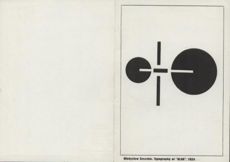 [Druk promocyjny] Muzeum Sztuki w Łodzi 1977. Władysław Szczuka, Typography of 