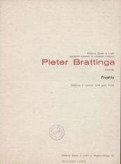 [Zaproszenie] Pieter Brattinga [...] Projekty.