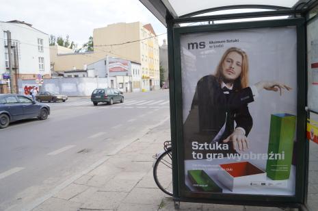 Sztuka to... Akcja promocyjna ms na ulicach Łodzi. 