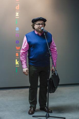Cezary Bodzianowski, laureat Nagrody im. Katarzyny Kobro 2013.