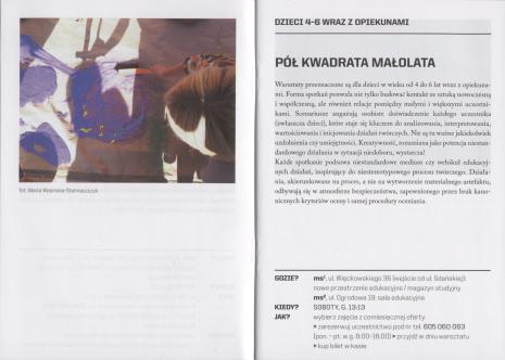 [Informator/Folder] Działania wspólne. Wystawa/Biblioteka/Magazyn [...]