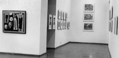 Dokumentacja wystawy Hanach Hoch. Malarstwo - rysunek- collage