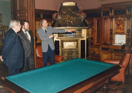 Od lewej Waldemar Bohdanowicz (Wojewoda Łódzki), Miron Gordon (ambasador Izraela w Polsce), dyr. Jaromir Jedliński (ms)