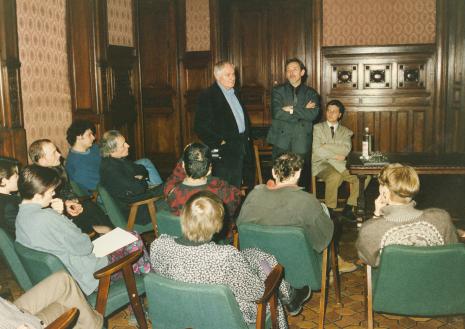 Spotkanie z Miklosem Jancso w sali odczytowej ms