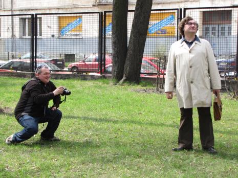 Fotoreporter i Cezary Bodzianowski