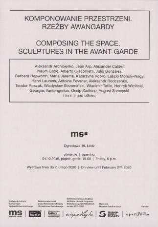 [Zaproszenie] Komponowanie przestrzeni. Rzeźby Awangardy [...]