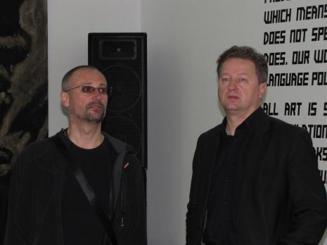 Milan Frans i Ivan Novak z grupy Laibach (fot. m.ch.)