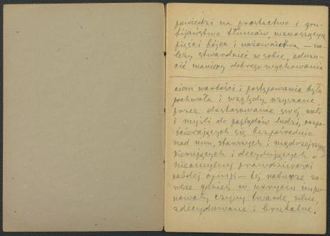 Władysław Strzemiński. Powieść, przed 1947. Rękopis. Zeszyt nr IV