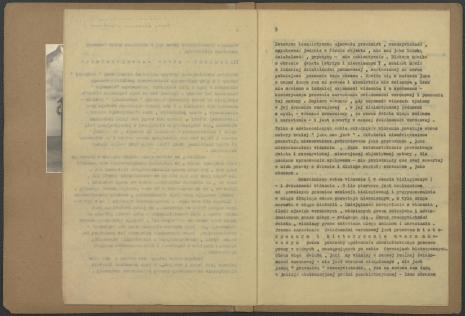 Władysław Strzemiński, Teoria widzenia, maszynopis [zeszyt 1]