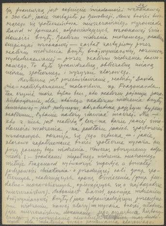 Władysław Strzemiński. Teoria widzenia (rękopis), 1947